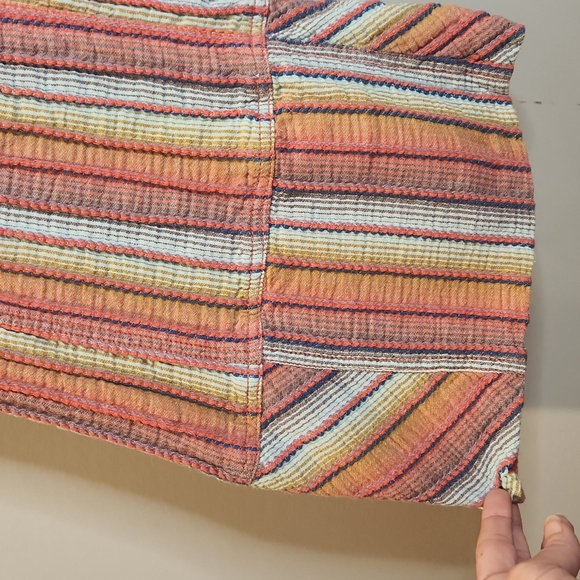 Free People Textured Striped Wide Leg Pants M/L (Tag Removed) - Picture 4 of 6